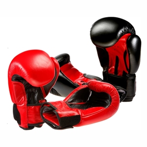 Shemax 2023 Guantes de boxeo de cuero PU personalizados de alta calidad Entrenamiento de moda Artes marciales - Product Image 4