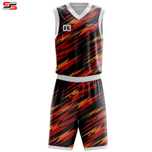 ชุดบาสเก็ตบอลสำหรับผู้ชายเสื้อบาสเก็ตบอลชุดกีฬาแบบสั่งทำชุดบาสเก็ตบอลผ้าโพลีเอสเตอร์ระบายอากาศได้ดีแห้งเร็ว - Product Image 1