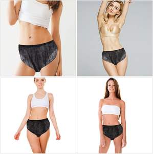 Sous-vêtements jetables pour femmes culottes non tissées pour dames culottes pour voyage hôtel spa hôpital séjours urgences - Product Image 6