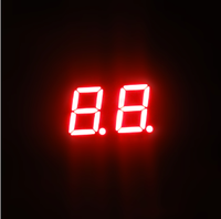 Afficheur LED à 7 segments XINGLIGHT 0,2 0,39 pouces, cathode commune, anode commune, SMD, 2 chiffres, rouge, 100mcd, haute luminosité
