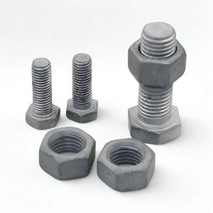 Cao cấu trúc Bolt DIN 933 / ISO 4017, ASME b18.2.1 đồng bằng đầy đủ chủ đề hình lục giác đầu Bolt, Hex phẳng đầu <span class=keywords><strong>n</strong></span>ắp ốc vít ốc vít - Product Image 1