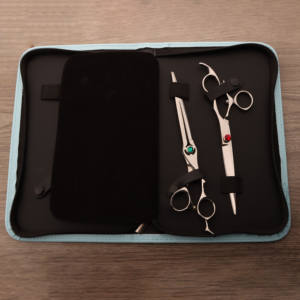 Étui à ciseaux professionnel en cuir PU sac pliable avec logo personnalisé pour le toilettage des animaux de compagnie et les ciseaux de coiffeur - Product Image 6