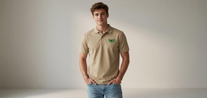 Polo Personalizado Verde Menta para Hombre, Polo de Golf Bordado, Uniforme Transpirable de Manga Corta, Ropa de Trabajo Informal de Negocios - Product Image 4