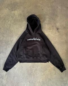 Sweat-shirts à capuche brodés de haute qualité, impression personnalisée en relief, pour hommes, unisexe, sweats-shirts surdimensionnés, sweats-shirts vierges pour hommes - Product Image 5