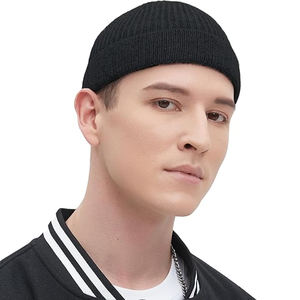 Gorro de punto personalizado a la moda, gorro de invierno, venta al por mayor, gorros de punto cálidos, gorro con logotipo a la moda para hombres y mujeres, ropa de calle - Product Image 1