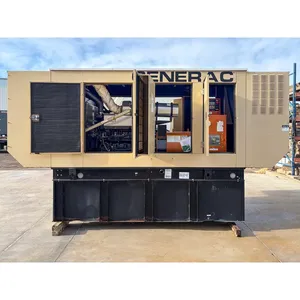 Groupe électrogène diesel industriel triphasé d'occasion 180 kW 120/208 V, résistant aux intempéries, pour alimentation de secours commerciale - Product Image 3