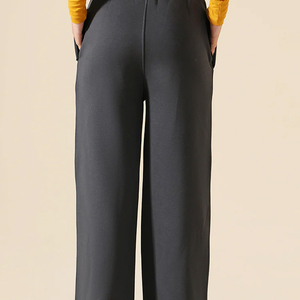 Plus Size <b>Women</b> Baggy <b>Trousers</b> Cotton Casual Street Wear Latest Hot Selling Breathable Drawstring <b>Trousers</b> - Product Image 5