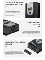 Contrôleur de charge solaire MPPT 12V/24V à haute efficacité avec logo imprimé disponible pour camping-car et bateau