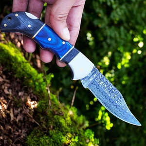 Navaja de Bolsillo Personalizada Hecha a Mano con Hoja Deslizante de Damasco y Mango de Madera Exótica, Grado Industrial, 12 Pulgadas, 3 Años de Garantía, Soporte OEM - Product Image 5