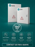 Caja de Distribución Impermeable IP65, Gabinete Metálico de Pared con Recubrimiento en Polvo para Distribución de Energía en Exteriores