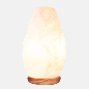 Vente chaude Meilleure Tendance Demi-Lune En Forme De Lampes De Sel Naturel Lampe Artisanale De L'Himalaya De Couleur Rose Avec Base En Bois En Gros - Product Image 5