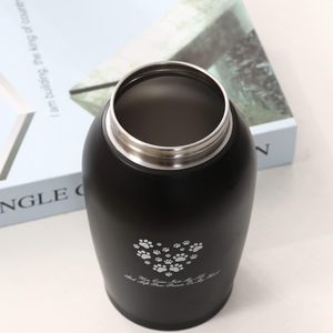 Stainless Steel Pet <b>Urns</b> Premium <b>Urns</b> for Dog and <b>Cat</b> Ashes Suitable Size <b>Urns</b> for Pet Ashes (Medium Black) - Product Image 4