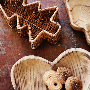 Ensemble de plateaux en rotin en forme de sapin de Noël, décorations de vacances en osier faites à la main, vaisselle, décoration de Noël, provenant d'un fournisseur vietnamien - Product Image 3