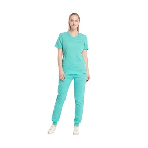Bata de laboratorio unisex exclusiva de algodón para médicos y enfermeras, traje de seda personalizable OEM para hombres y mujeres - Product Image 2