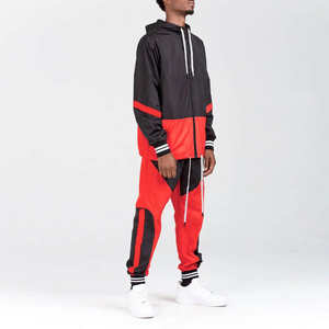 Conjunto de Pantalones Cortos y Chaqueta Cortavientos Personalizados para Hombre, Traje Deportivo de 2 Piezas con Cierre Reflectante de Secado Rápido, Ropa Urbana de Otoño - Product Image 3