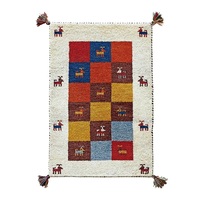 Tapis persan de salon, grands tapis persans faits à la main en soie, design attrayant en plusieurs couleurs