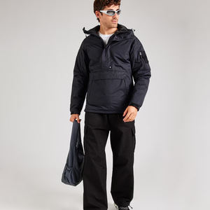 เสื้อแจ็กเก็ตกันน้ำกันลมสำหรับผู้ชายเสื้อแจ็กเก็ตกันหนาวแนวสตรีทแวร์กันฝนมีปกตั้งได้ - Product Image 5