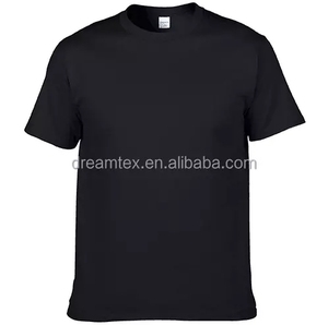 Vente en gros 190 grammes de t-shirt en coton avec impression personnalisée du logo OEM pour hommes T-shirt uni vierge pour hommes - Product Image 5