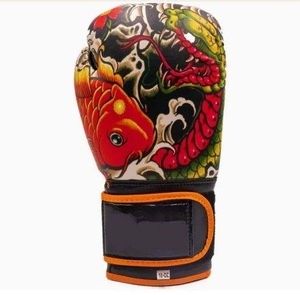 Gants de boxe thaïlandais personnalisés de haute qualité pour enfants 6oz 10oz gants d'entraînement Mma en cuir Pu pour la salle de sport, le fitness et les arts martiaux - Product Image 4