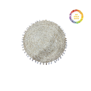 Decoración de mesa de ratán tejida, alfombrilla duradera para estilo de cocina rústica - Product Image 2