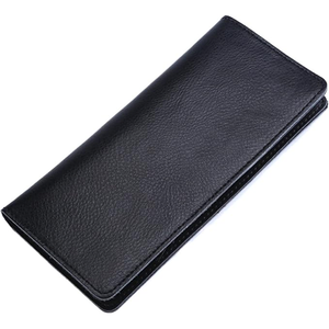 19cm and 9.5cm <b>Mens</b> Long <b>Wallets</b> Made from Cow Pull Up Leather Genuine Leather <b>Slim</b> <b>Wallet</b> for Everyday Use - Product Image 4