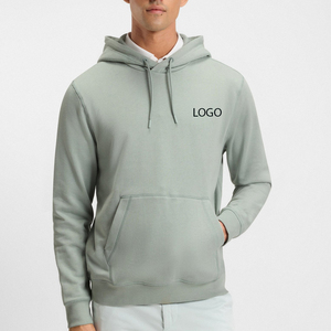 Sudadera con Capucha de Alta Calidad con Diseño de Logotipo Personalizado, Último Modelo para Hombre, Precio al por Mayor, Mangas Completas, Color Sólido, con Bolsillo Tipo Canguro - Product Image 1