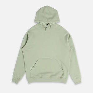 Sweat à capuche élégant en coton doux 100% avec poche avant pour hommes Sweat à capuche confortable de poids moyen pour vêtements de plein air avec logo personnalisé - Product Image 3