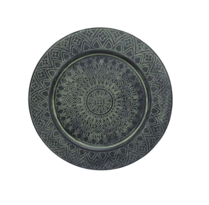 Plaque murale moderne en fer gris antique personnalisée en métal pour la décoration de maison et de mariage - Product Image 3