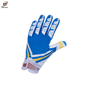 Guantes de fútbol americano suaves y cómodos Guantes de fútbol de Diseño de equipo personalizado 2024 - Product Image 6