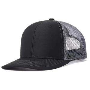Gorra deportiva de 6 paneles con logotipo bordado OEM de alta calidad personalizada al por mayor, gorras de algodón blanco, gorra de camionero de moda de malla con parche tejido - Product Image 6
