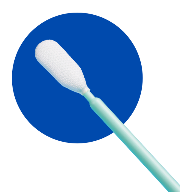 OEM ODM Custom Design Extended Handle Foam Tip Swab Polyester Tip Swabs Esd Swabs for Cleanroom