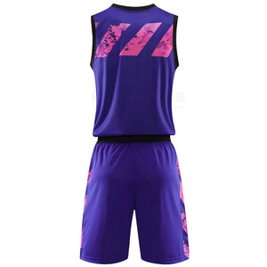 Uniforme de baloncesto transpirable sin mangas para hombre 2024, mejor precio, tarifa al por mayor, talla grande para adultos, versión de equipo - Product Image 2