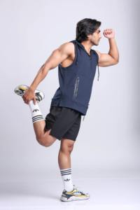 เสื้อฮู้ดออกกำลังกายแบบไม่มีแขนสำหรับผู้ชาย ทรงเข้ารูป เหมาะสำหรับการฝึกซ้อมเพาะกาย ฟิตเนส สไตล์สตรีทแวร์ - Product Image 5