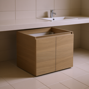 Mueble Base de Baño Vieste de 60 cm, 2 Puertas, Roble Natural - Product Image 3
