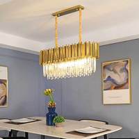 Lustre Suspendu en Cristal pour Restaurant, Hôtel, Mariage, Décoration de Maison, Lampe de Plafond en Cristal Personnalisée pour Salon