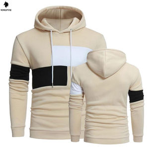 เสื้อฮู้ดแบบสวมหัวของผู้ชายผ้าฝ้าย100% สีทึบลำลองขนาดพลัสไซส์ย้อมสีล้วนสำหรับฤดูหนาวออกแบบได้ตามต้องการ - Product Image 1