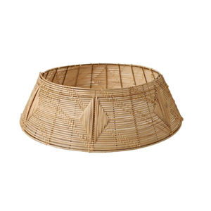 Collar de Árbol de Navidad Redondo de Ratán de Alta Calidad al por Mayor, Decoraciones Navideñas Rústicas Hechas en Vietnam, Buen Precio - Product Image 6