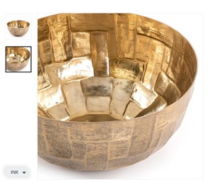 Mini cuenco decorativo de lujo con 3 secciones, centro de mesa exquisito, acento elegante para el hogar, perfecto para cenar - Product Image 5