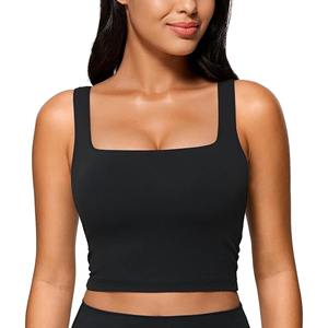 Camiseta sin mangas atlética de talla grande OEM/ODM para mujer, talla incluida, elástica y cómoda para entrenamiento durante todo el día - Product Image 5