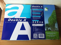 Papier à copier Double A format A4 80 g/m² Double A Fournitures de bureau Double A Papier A4 Papier à copier 70 g/m²