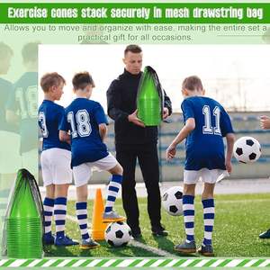 Conos de Entrenamiento de Fútbol de PVC Personalizados, Ecológicos, con Logotipo Personalizado, Flexibles, en Forma de Embudo - Product Image 6