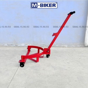Carretilla para bidones M-Biker de 200 litros con cuatro ruedas, solución de transporte de herramientas industriales segura, rápida y eficiente - Product Image 5
