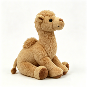 Juguete de camello de peluche, camello de peluche con una sola humba, animal de peluche de camello del desierto - Product Image 2