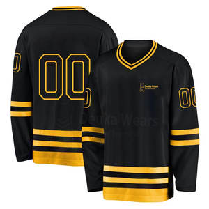 Jersey de hockey sobre hielo transpirable de secado rápido unisex hecho a medida al por mayor para ropa de hockey sobre hielo unisex - Product Image 1