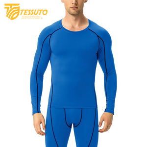 Jogging Wear <b>Men's</b> Gym Sports Lightweight Breathable Quick Dry Summer Short Sleeve Compression T-Shirt Running Yoga Fitness - Product Image 3