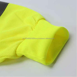 เสื้อทำงานคอกลมแบบสะท้อนแสงสำหรับผู้ชาย ผลิตตามสั่ง ODM คุณภาพดี แขนยาว เสื้อความปลอดภัยแบบสะท้อนแสง - Product Image 5