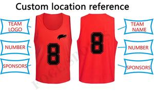 Baberos deportivos de entrenamiento de malla numerada Personalizados Baratos - Product Image 2