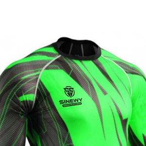 Jiu Jitsu ชุดผดผื่นสำหรับผู้ชายชุดป้องกันผื่นแบบเรียบแขนยาว - Product Image 2