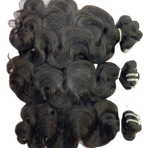 Vente chaude Naturel Noir Vierge Vietnamien Cheveux Lâche Vague Profonde Corps Vague Bundles Fermeture Frontale Perruques Vendeur En Gros Rapide Rapide - Product Image 1