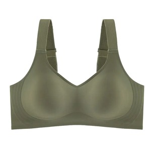 Soutien-gorge push-up à maintien doux de grande taille pour femmes, sans couture, une pièce, sans armatures, réglable, soutien-gorge de sport fin - Product Image 4